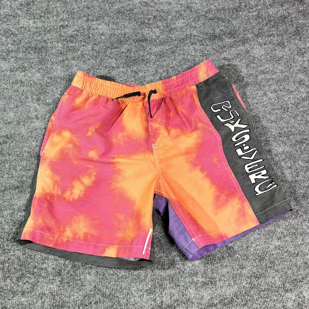 Quicksilver Drawstrings Bright Colored Shorts Boy's Size XL Waist 28